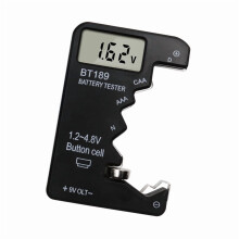 Battery Tester under $5! Digital Capacity Meter Multiple Battery Support Clear Display Portable Design For AA AAA 9V Batteries