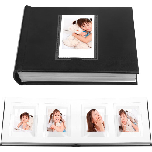 Άλμπουμ φωτογραφιών με χώρο γραφής για Fujifilm Instax Mini12/11/9/40/90/8/7/Evo/Liplay, 64 τσέπες με