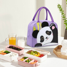 Sac à lunch isotherme avec doublure en aluminium – Grand sac isotherme pour le bureau/la salle de classe, résistant à l'eau et facile à nettoyer