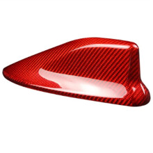 Dry Carbon Fiber Car Roof Antenna Cover  Fin Antenna Trim for  BRZ  86 2014-2019 Carbon Fiber Red