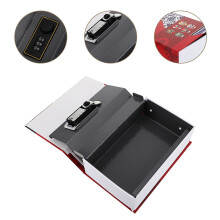 Lockbox Book Safe Travel Safe Box Table Safe Box Child Toddler 8X11.6CM Red