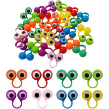 Oční prstové loutky Googly Oční prstové loutky Wiggly Oční prstové loutky Prsteny ve tvaru oční bulvy Hračka na prsty pro děti na párty