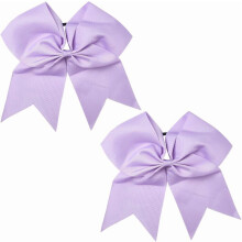 2 stuks pruimkleurige cheerleading haarelastiekjes, grote polyester strik-scrunchies, jumbo haarelastiekjes voor paardenstaarten, geschikt voor