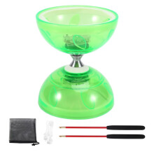 Diabolo à Cinq Roulements et Double Tête, Jouet de Fitness pour L'Extérieur avec Diabolo Lumineux et Yo-Yo pour les Personnes Âgées B