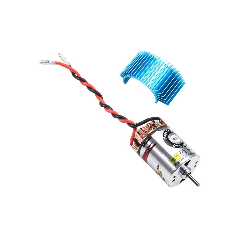 540 Brushed Motor Waterproof With Heat Sink For 1:10 Rc Car Crawler Axial Scx10 Axi03007 90046 Redcat Gen8 40T 4711695831058