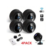 Kabellose Sicherheitskamera Pro 2,4 GHz WiFi 4er-Pack
