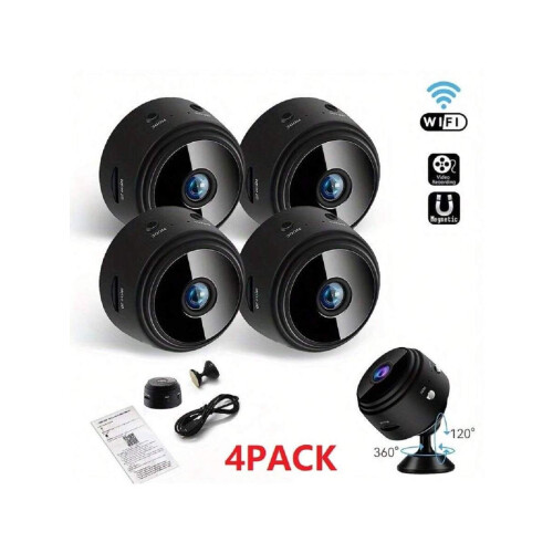 Trådlös säkerhetskamera Pro 2,4 GHz WiFi 4-pack