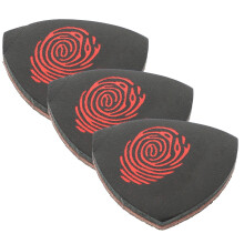 FRCOLOR 3 Pcs 1 Set Leather Picks Multipurpose Plectrums For Electric Guitar, Bass, Ukulele