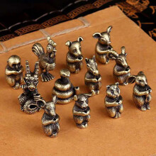Suport pentru bețișoare de tămâie cu animale zodiacale chinezești, suport pentru meditație, cădelniță, decorare, maimuță
