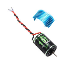 Ensemble Moteur à Balais Étanche 540 et Variateur 320A pour Voiturette de Course RC 1/8 et 1/10 (pour Axial SCX10, TRX6, Tank 10T)