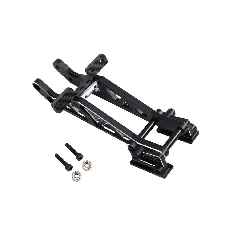 1Set Cnc Metal Adjustable Heavy Duty Rear Wing Mount For Losi 1/24 Micro-B 2Wd Los-1770S Rc Car Part Black 6033121032548