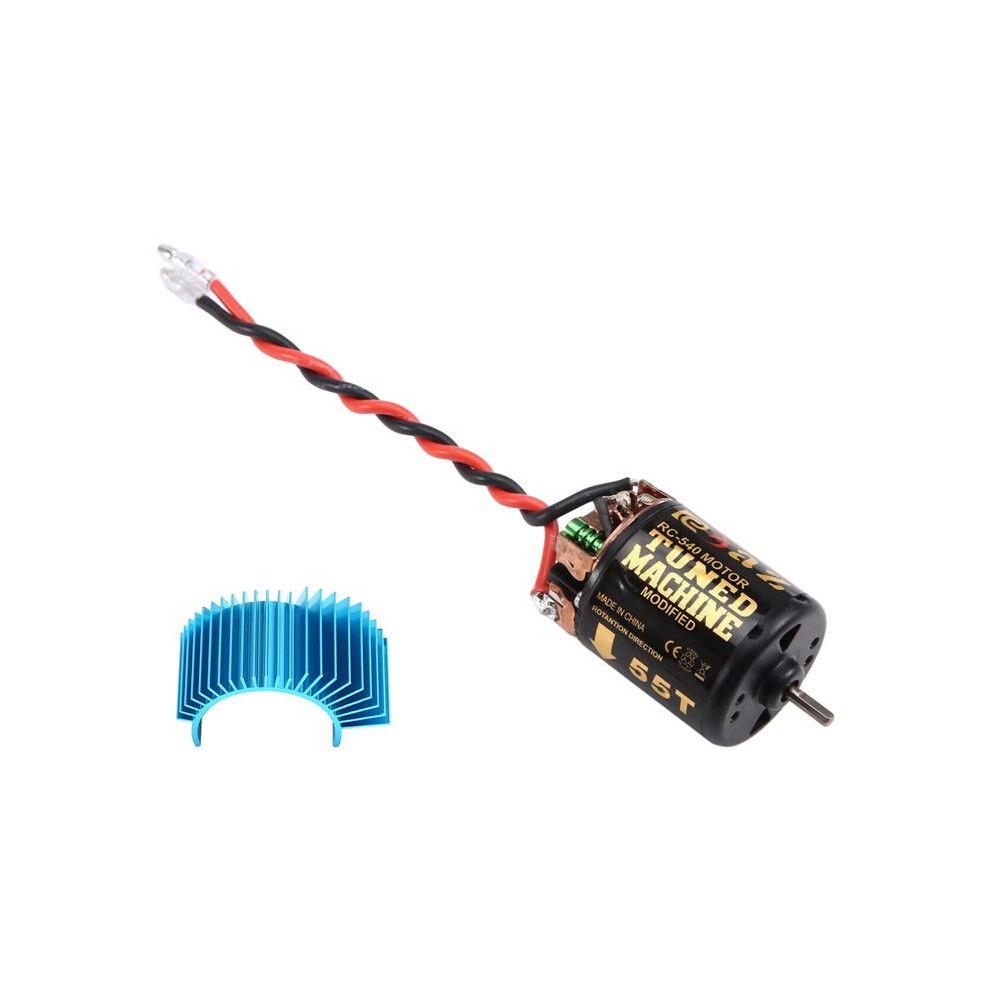 540 Brushed Motor Waterproof With Heat Sink For 1/10 Rc Car Crawler Axial Scx10 Axi03007 Trx4 Redcat Gen8 55T 6031112832306
