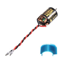 540 Brushed Motor Waterproof with Heat Sink for 1/10 RC Car Crawler Axial SCX10 AXI03007 TRX4 Redcat Gen8 21T