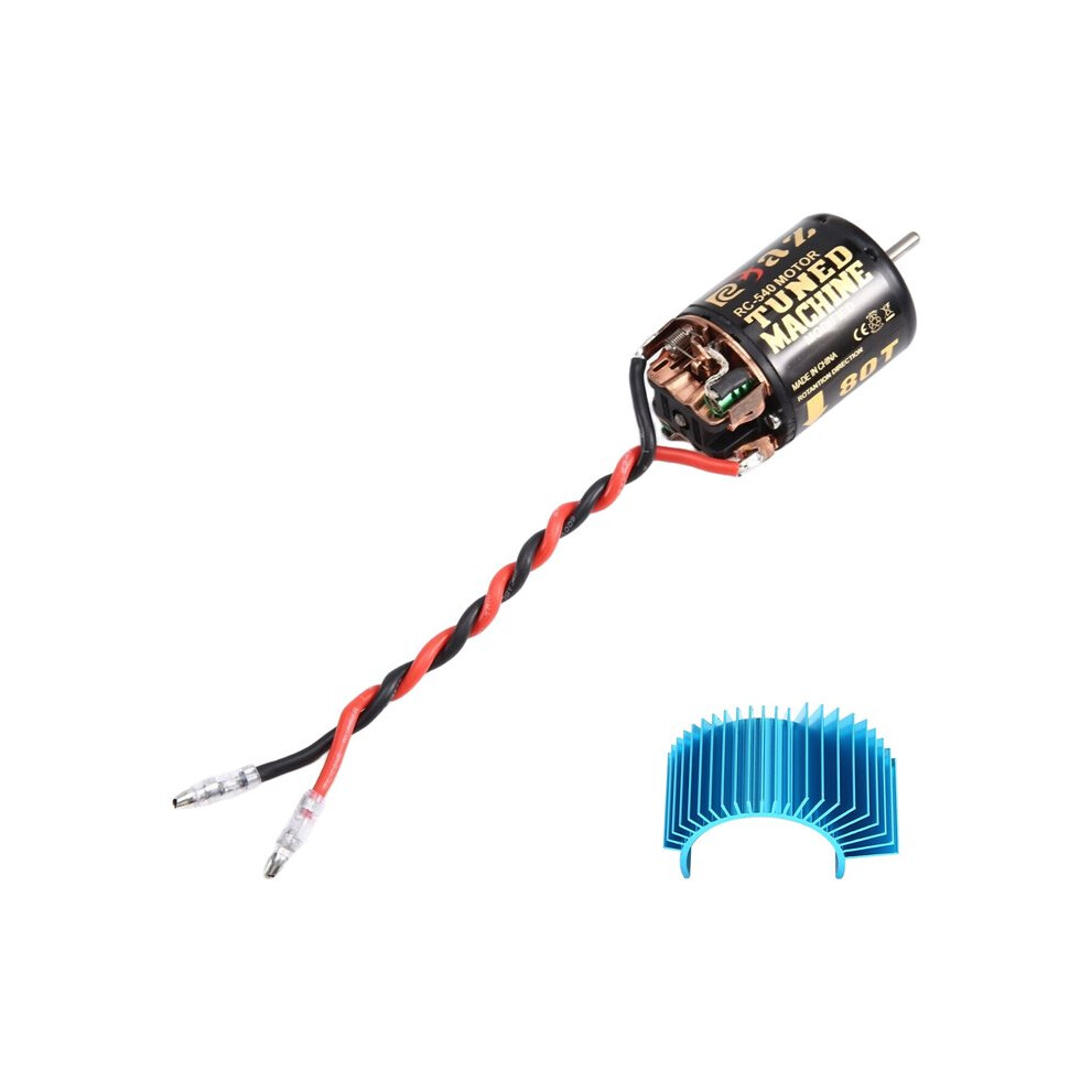 540 Brushed Motor Waterproof With Heat Sink For 1/10 Rc Car Crawler Axial Scx10 Axi03007 Trx4 Redcat Gen8 80T 4711947153945