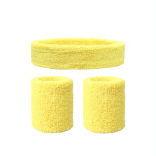 Ensemble bandeau et 2 bracelets de sport