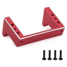 Aluminum Alloy Servo Mount for 1/24 LOSI Micro-B 2WD RC Car, Upgrade Bracket LOS-1770S Red