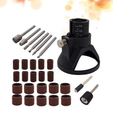 FRCOLOR 29Pcs Carving Rotary Tool Kit with Adjustable Depth Control for Electric Grinder in Assorted Colors