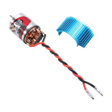 Moteur 540 à Balais Étanche avec Dissipateur Thermique pour Voiture RC Crawler 1:10 pour Axial SCX10 AXI03007 90046 Redcat Gen8 12T