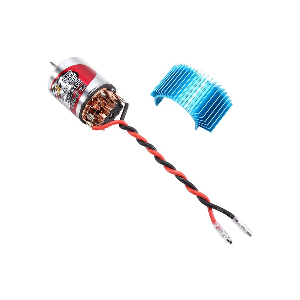 540 Brushed Motor Waterproof With Heat Sink For 1:10 Rc Car Crawler Axial Scx10 Axi03007 90046 Redcat Gen8 12T 6031526641648
