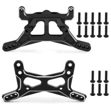 Stoßdämpfer-Set Aus Aluminiumlegierung für Losi 1/24 Micro-B 2WD LOS-1770S RC-Car Upgrade-Teile Schwarz