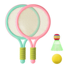 CWCWFHZH Dětská badmintonová raketa Hračka Venkovní sporty a volný čas Dvojitá tenisová raketa Vnitřní i venkovní Interakce rodič-dítě