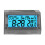 Solar Motorcycle Digital Clock with Date Week Temperature LCD Backlit Display Waterproof Thermometer with Stand 1