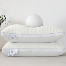 Oreiller de qualité hôtelière CheAAlet Premium en fibres pelucheuses - Housse fraîche et respirante - Doux pour la peau - Écologique - Lot de 1