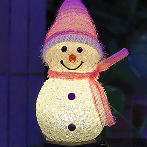 Warm White Snowflake LED String Lights, Battery Powered