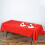 Red Rectangle Tablecloth 60 x 102 inches 1