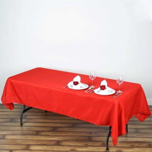 Red Rectangle Tablecloth 60 x 102 inches
