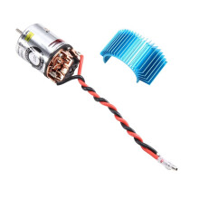 Moteur 540 à Balais Étanche avec Dissipateur Thermique pour Voiture RC Crawler 1:10 pour Axial SCX10 AXI03007 90046 Redcat Gen8 22T