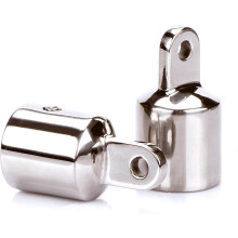 316 Stainless Steel Pipe Eye End Cap Set – 2 pcs, for