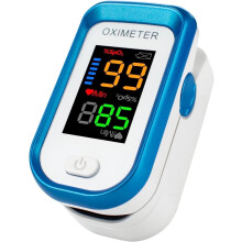 Pulse Oximeter Fingertip, Oxygen Monitor Fingertip for Sports Use,with Lanyard,Blue