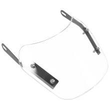1 Stück Universal-Windschutzscheibe für Roller, transparent, rechteckig, aus ABS, für Fahrten im Freien, 10,2 x 8,9 x 0,4 Zoll