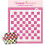 Cookie Countess checkerboard pattern stencil 1