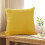 Linen Throw Pillow - Thickened Solid Color Decorative Cushion with Soft Inner Filling - Versatile Home Decor Accent 1