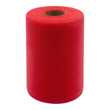 Rotolo di tessuto tulle MOQIN da 15 cm x 93,5 metri – Materiali per lavoretti fai da te: tutù, fiocchi, feste, matrimoni e Natale.