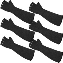 3 Pairs Protective Arm Sleeves Arm Protectors for Thin Skin and Bruising Cut Resistant Sleeve Level 5 Burn Protection