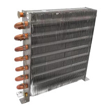 Kjøleskapskondensator Kompakte industrielle kompressorer Aluminiumsfinnekondensator 250x210mm