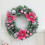 Χριστουγεννιάτικο στεφάνι με πρασινάδα και μούρα 1 τεμάχιο 1
