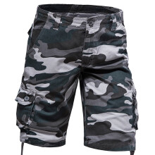 Men's Cargo Shorts Camouflage Work Shorts Mid-waist Multi-pocket Five-piece Pants Casual Pants Sports Pants Shorts Pants S-2XL