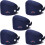 5 Pieces Bouffant Cap with Buttons Unisex Sweatband Adjustable Tie Back Hat 1
