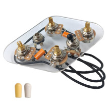 Kit de Arnés Precableado para Guitarra Eléctrica 2T2V SG con Interruptores Individuales y Conector de Salida de Audio para Guitarras Tipo SG.