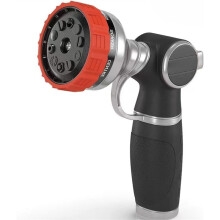 Heavy Duty Metal Garden Hose Nozzle - 10 Spray Patterns, Leak-Proof, High Pressure Water Hose Nozzle for Watering Plants