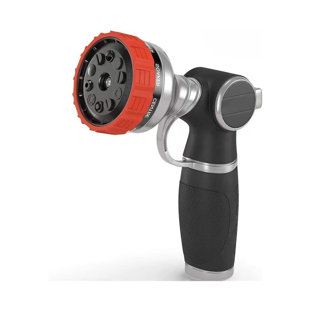 Heavy Duty Metal Garden Hose Nozzle - 10 Spray Patterns, Leak-Proof, High Pressure Water Hose Nozzle For Watering Plants 4713304999104