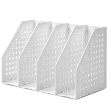 Grids Intrekbare Bestandshouder Bureau Boekensteunen Bureau Organizer Tijdschriften Bestands Organizer DIY Boek Organizer