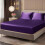Satin Bed Sheet Set Queen Size with 2 Pillowcases 1