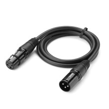 Câble XLR 3 Broches Mâle-Femelle pour Microphone Sound Cannon, Compatible avec les Amplificateurs et les Tables de Mixage , Câble D'Extension