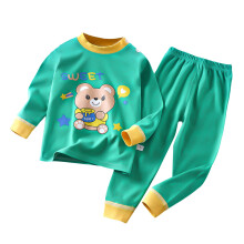 Costum de baie pentru bebeluși, iarna, băieți și fete, culoare solidă, imprimeu cu mânecă lungă, pentru casă, haine 3-4T