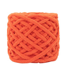 ¡Gran oferta! Hilo acrílico grueso supersuave, hilo grueso lavable para ganchillo y tejido de punto para mantas, bufandas y suéteres – Naranja,